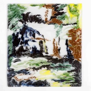 Abstract Fused Glass Pictures