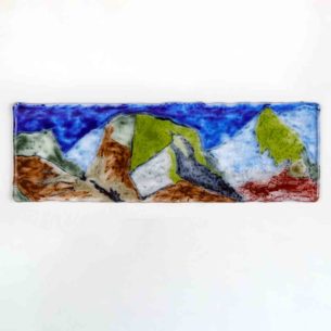 Abstract Fused Glass Pictures