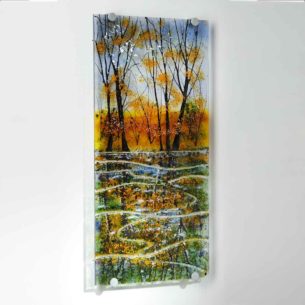 Fused Glass Wall Panels