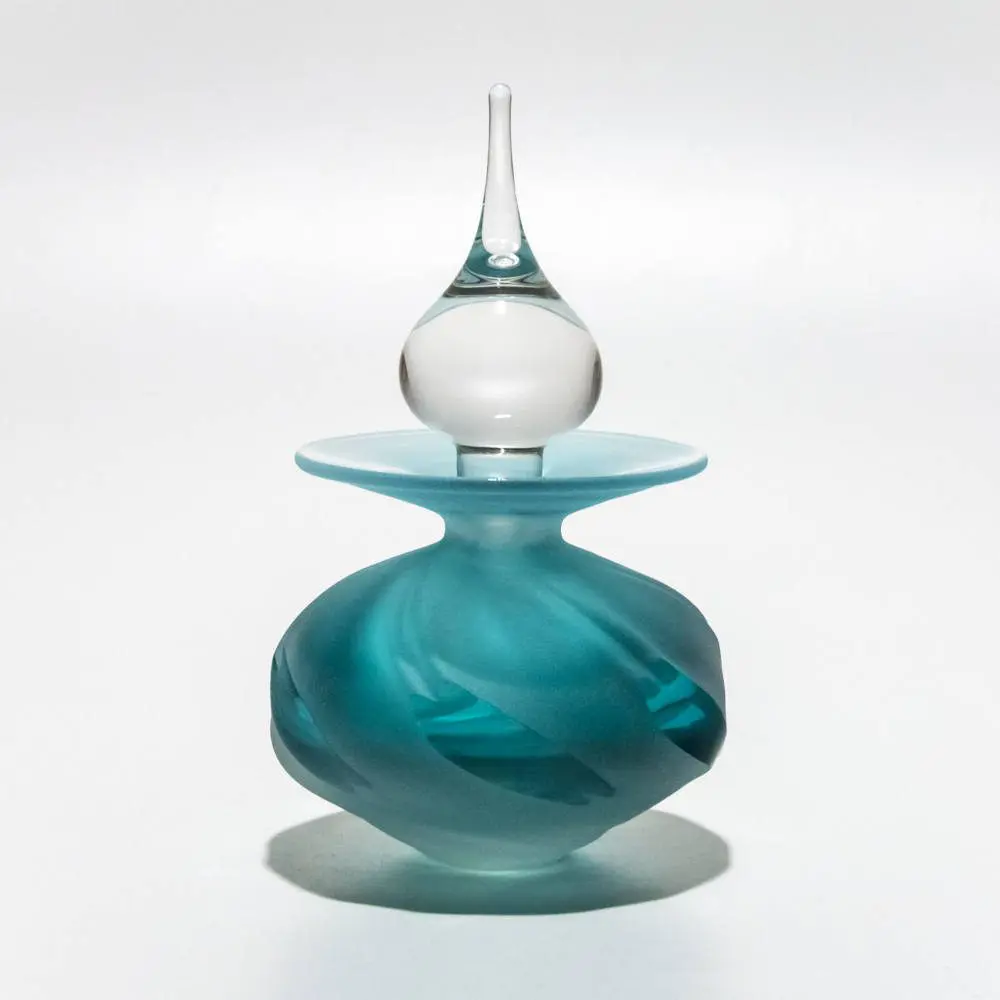 Glass Art Perfume Bottles ‘Twist Round’ by Michael Trimpol - Image 3