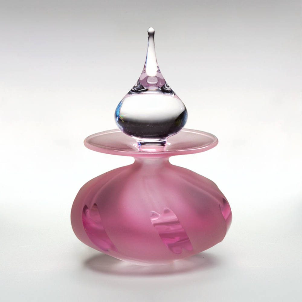 Glass Art Perfume Bottles | ‘Twist Round’ by Michael Trimpol