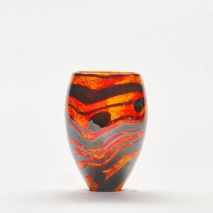 Orange Vase Peter Layton GlassArtist