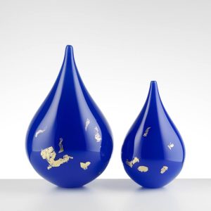 Blue Vessel Elin Isaksson Glass