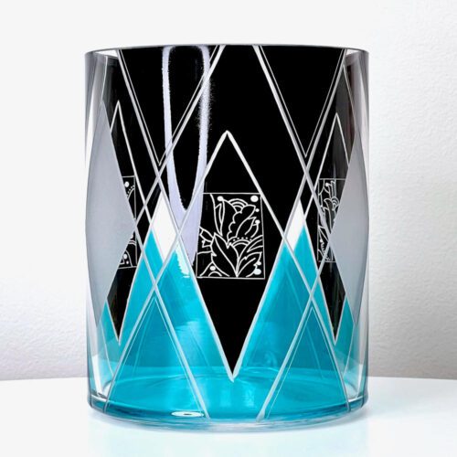 Karl Palda glass vase