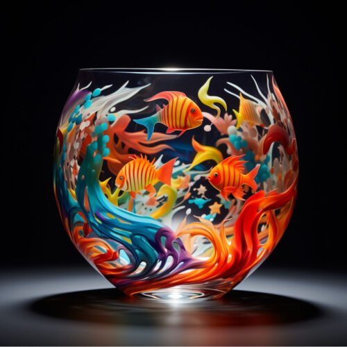 Gozo Island Inspired Glass