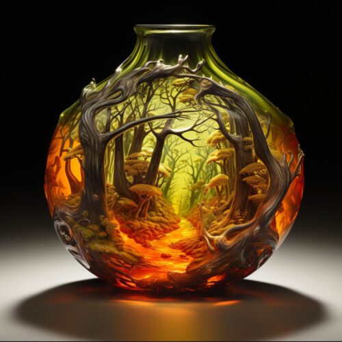 thomas webb art nouveau glass