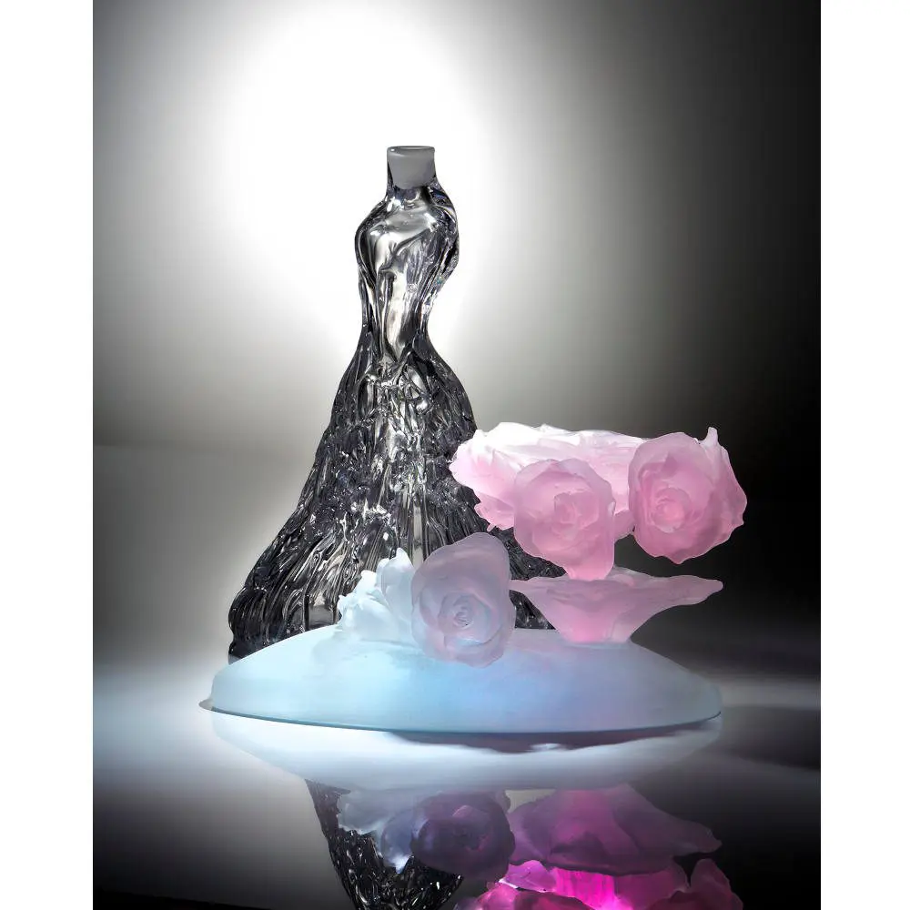 Art Deco Glass Sculpture Laura Hart