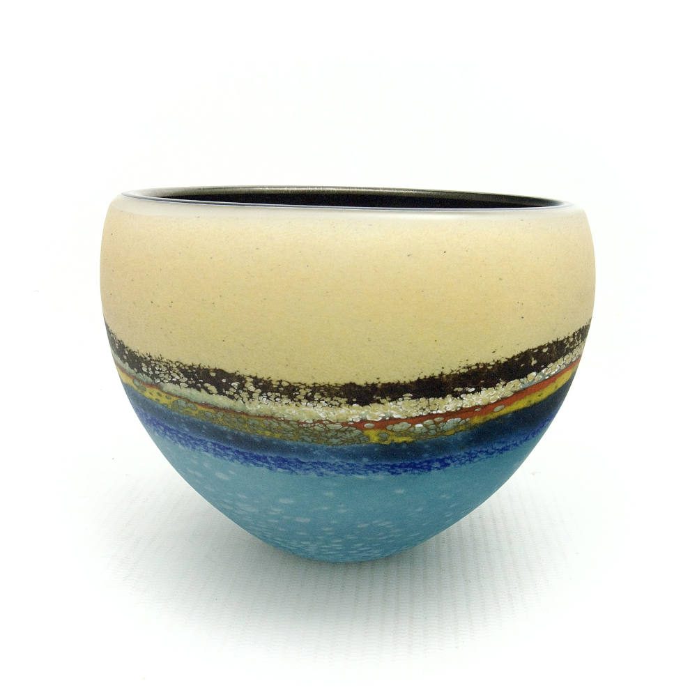 Blue And White Bowl Will Shakspeare Glass