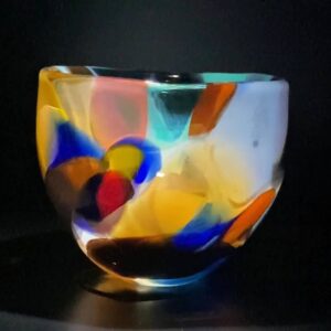 Small Glass Bowl Will Shakspeare Glass