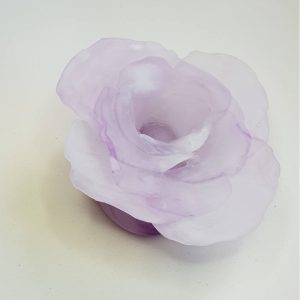 Violet Glass Rose Laura Hart