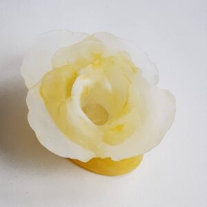 Yellow Glass Rose Laura Hart