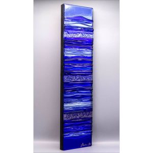 Blue Glass Wall Art Stephanie Else Glass Artist