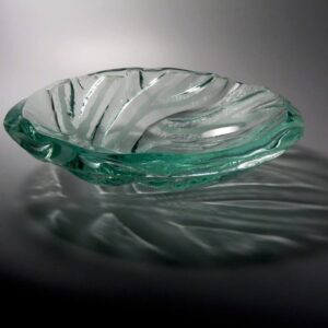 Clear Glass Bowl Teresa Chlapowski Glass Artist