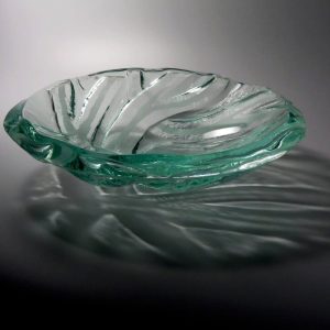 Clear Glass Bowl Teresa Chlapowski Glass Artist