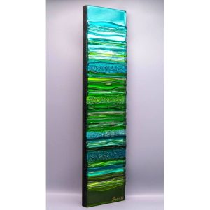 Green Wall Art Stephanie Else Glass Artist