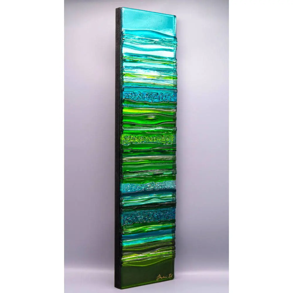 Green Wall Art Stephanie Else Glass Artist