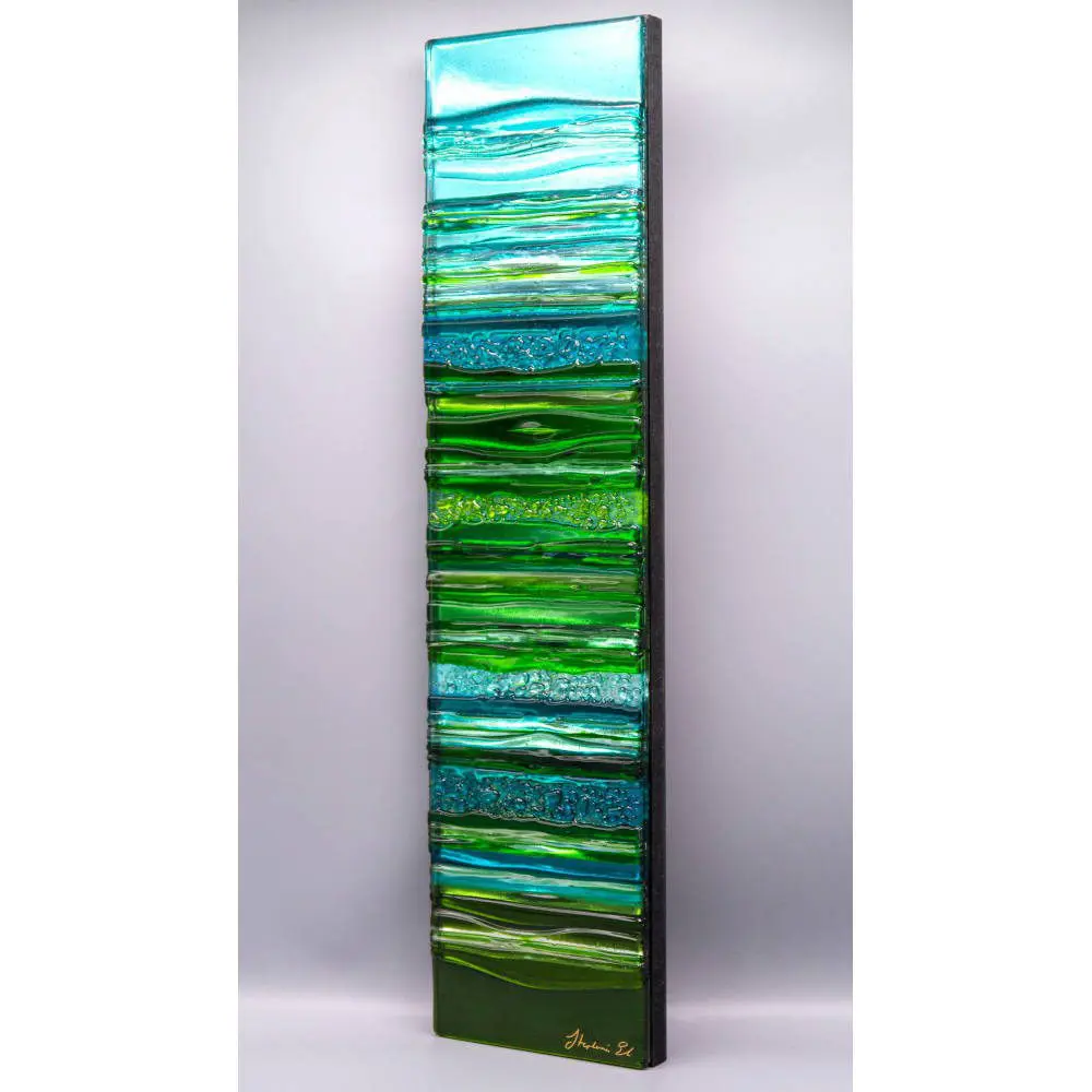 Green Wall Art Stephanie Else Glass Artist