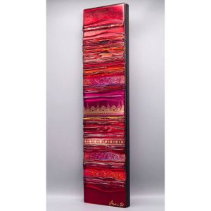 Red Glass Wall Art Stephanie Else Glass Artist