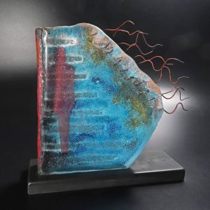 Sand Cast Glass Sculpture Teresa Chlapowski Glass Artist