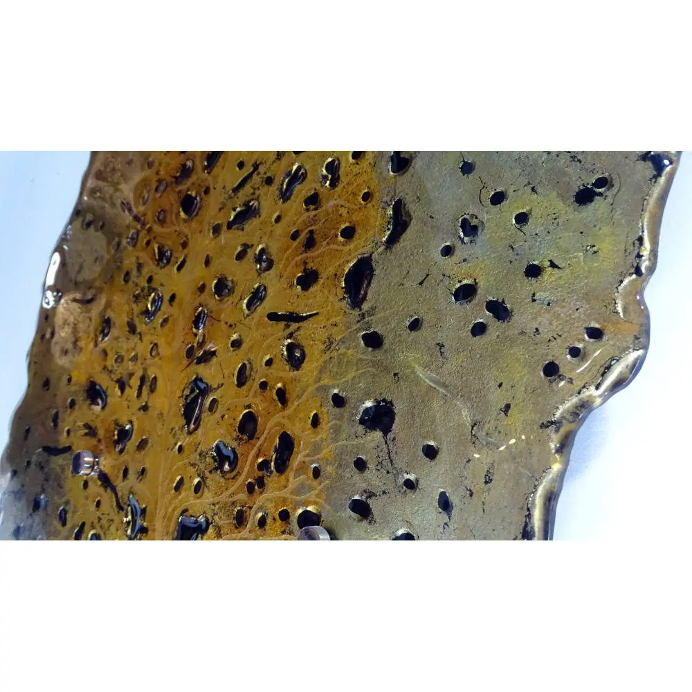 Glass Leaves 'All the Leaves are Brown…' by Lisa de Boer - Image 2