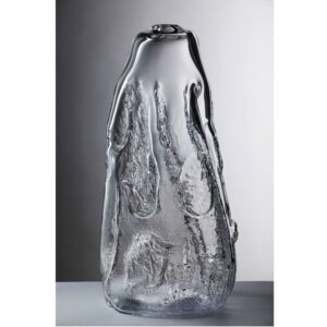 Large Clear Glass Vessel by Magdalena Zarychta Glass Artist