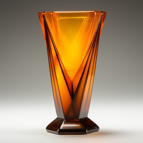 Bagley Art Deco Glass AI Generated