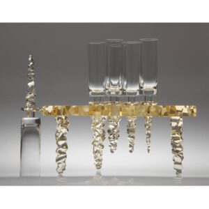 Champagne Flute Set Bystro Design Glass