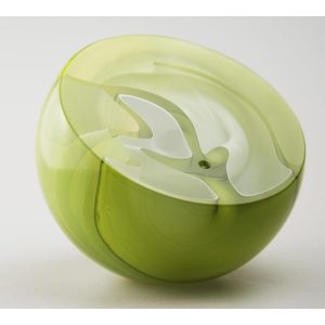 Lime Green Glass Art Charlie Burke