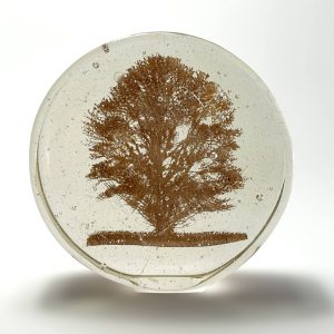 Clear Glass Disc Helen Slater Glass Artist