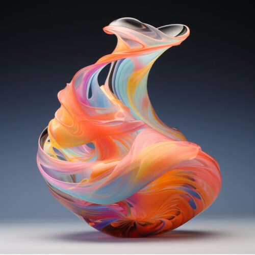 Bohemian Glass Vase