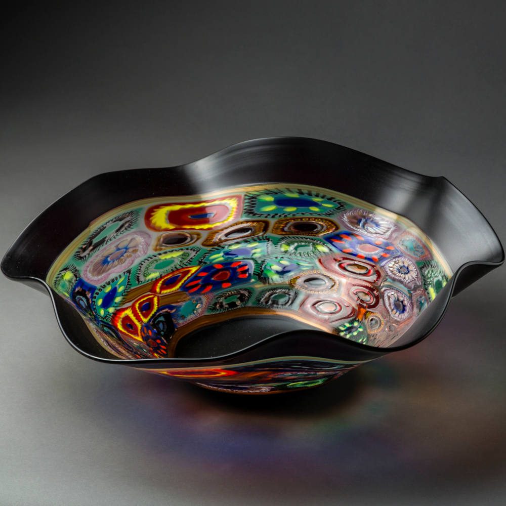 Art Glass Platter Luca Vidal