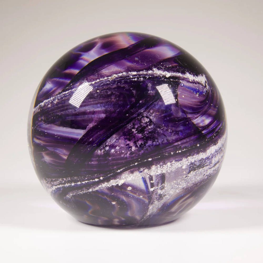 Ashes Paperweight Amethyst