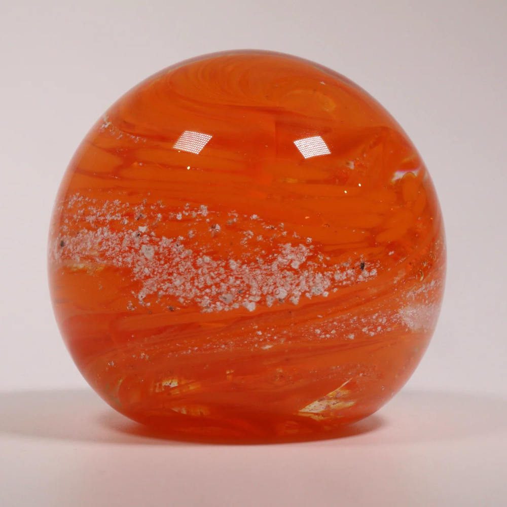 Ashes Paperweight Orange