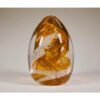 Ashes to Glass Paperweight Gold