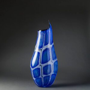 Blue Vase Gianluca Vidal Glass