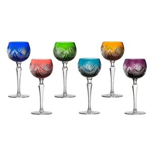 Bohemian Wine Glasses Caesar Crystal Bohemiae