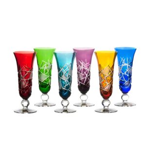 Crystal Champagne Flutes Caesar Crystal Bohemiae