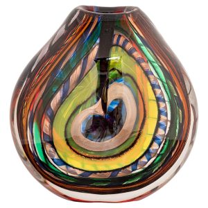 Elegant Vase Luca Vidal Glass Artist