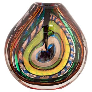 Elegant Vase Luca Vidal Glass Artist