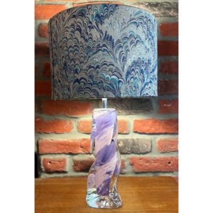 purple table lamp by Stuart Wiltshire
