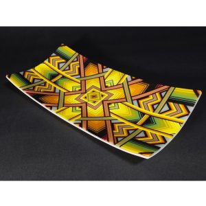 Rectangular Platter Ian Chadwick Glass