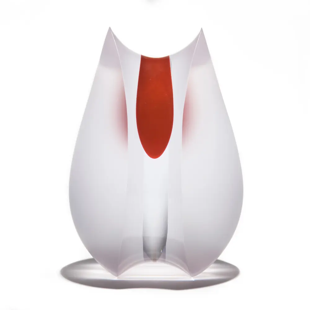 Pod Glass Sculpture 'Life Cycle' by Steve Frey Glass
