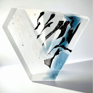 3D Glass Sculpture Jade Pinnell
