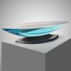 Blue Glass Sculpture Ela Smrček