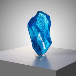 Blue Sculpture by Jaroslav Prošek
