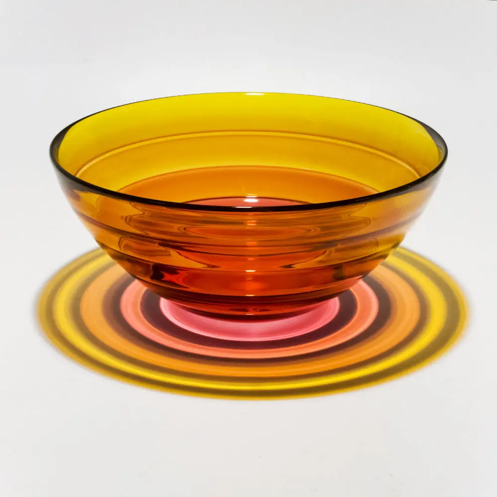Colourful Bowls Topaz Sunshine Salmon Aurora Red Cherry