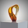 Golden Glass Sculpture Jaroslav Prošek