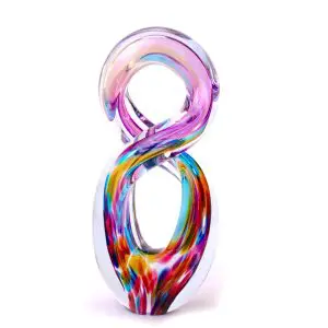 Infinity Sculpture Loranto Glass