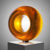 Round Sculpture Vlastimil Beránek Glass Artist