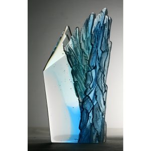 Cliff Sculpture Crispian Heath Glass Artist